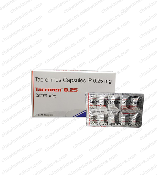 Chawla MedicosTacroren 0.25 mg Capsule